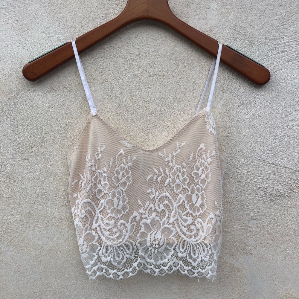 Lace tank top